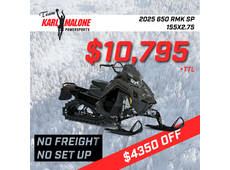 2025 Polaris 650 RMK SP 155 Shadow Gray / Gloss Black - Salt Lake City, UT