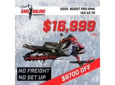2025 Polaris Boost PRO RMK 155 Storm Gray / Indy Red - Salt Lake City, UT