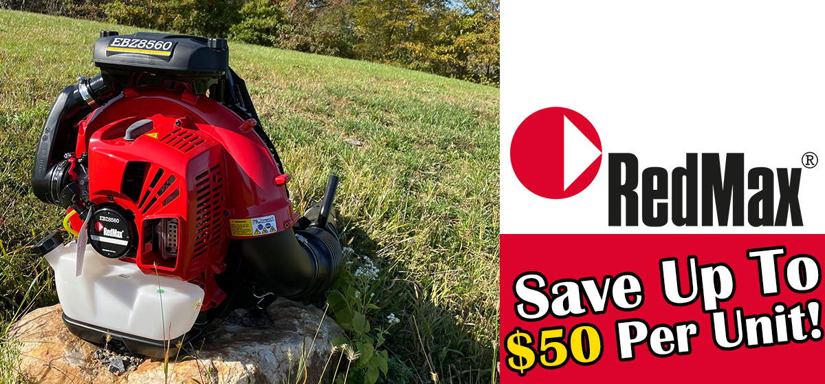 Spring 2023 RedMax Backpack Blower Rebate Eagle Power Turf Tractor