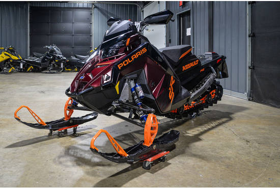 2025 9R Switchback Assault 146 Matte Dark Cherry / Gloss Black