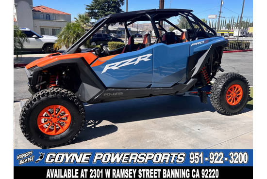 2025 RZR Pro S 4 Ultimate Orange Burst / Zenith Blue