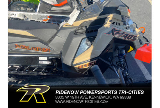 2024 850 RMK Khaos Slash 155 Gloss Black/Military Tan/Orange Burst