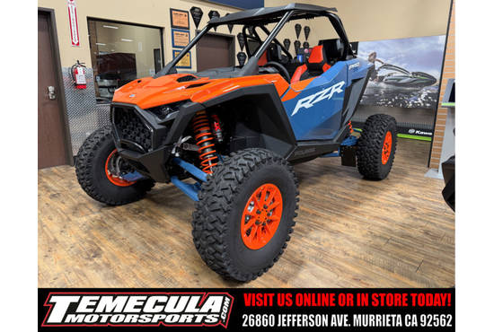 2025 RZR Pro S Ultimate Orange Burst / Zenith Blue
