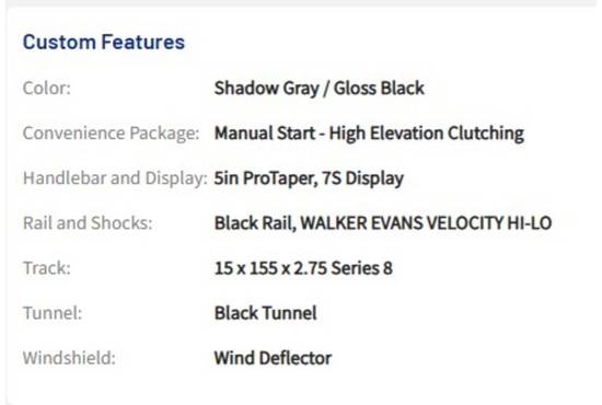 2025 9R RMK KHAOS 155 Shadow Gray / Gloss Black