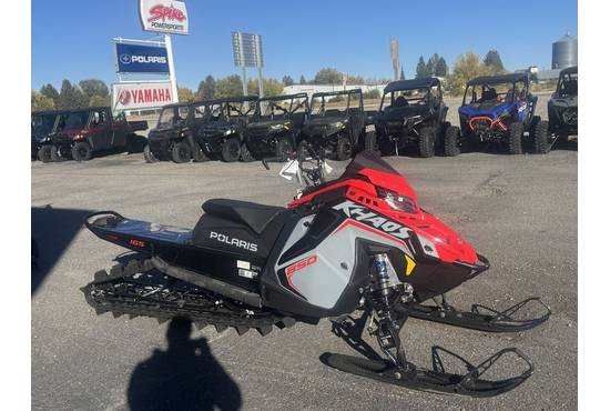 2025 850 RMK KHAOS 165 Storm Gray / Indy Red