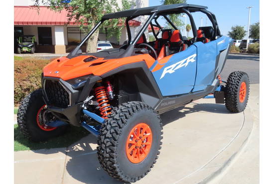2025 RZR Pro S 4 Ultimate Orange Burst / Zenith Blue