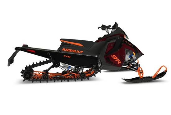 2025 9R Switchback Assault 146 Matte Dark Cherry / Gloss Black