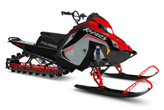 2025 850 RMK KHAOS 155 Storm Gray / Indy Red