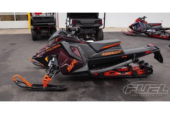 2025 9R Switchback Assault 146 Matte Dark Cherry / Gloss Black