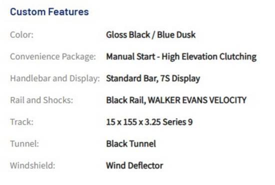 2026 Patriot Boost PRO RMK 155 Gloss Black / Blue Dusk