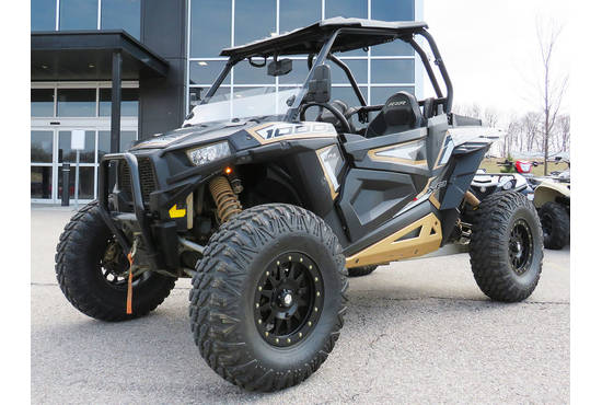 2018 RZR XP® 1000 EPS Trails and Rocks Edition Gold Matte Metallic