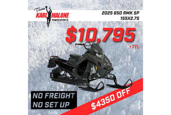 2025 650 RMK SP 155 Shadow Gray / Gloss Black