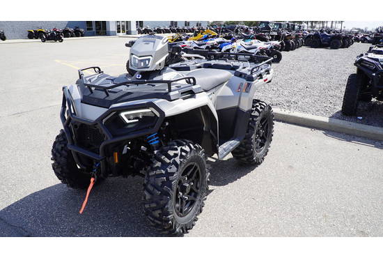 2023 Sportsman 570 RIDE COMMAND Silver Quartz Metallic