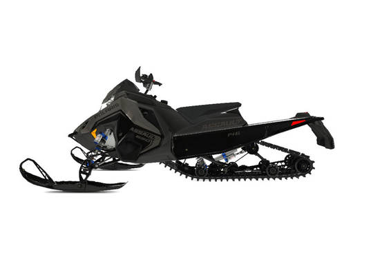 2025 650 Switchback Assault 146 Shadow Gray / Gloss Black