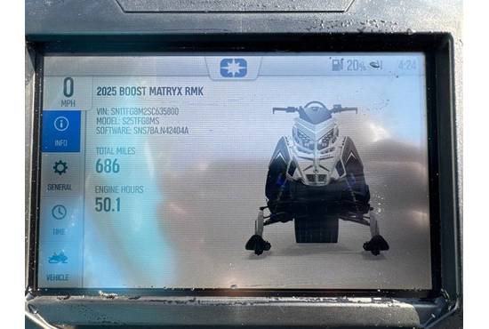 2025 Boost RMK KHAOS 155 Shadow Gray / Gloss Black