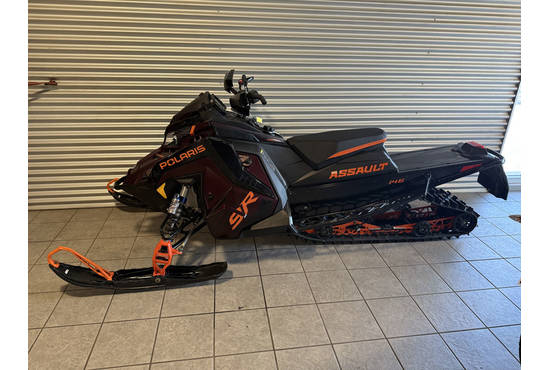 2025 9R Switchback Assault 146 Matte Dark Cherry / Gloss Black