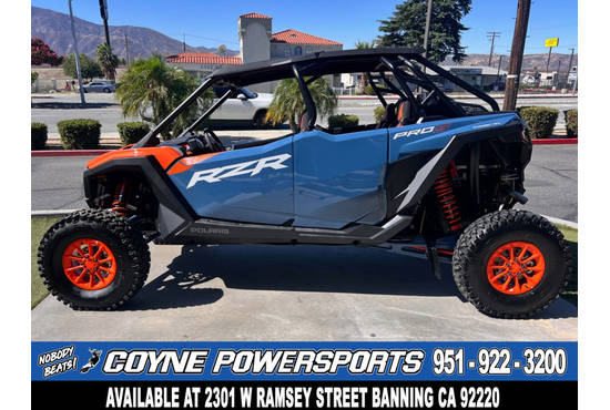 2025 RZR Pro S 4 Ultimate Orange Burst / Zenith Blue