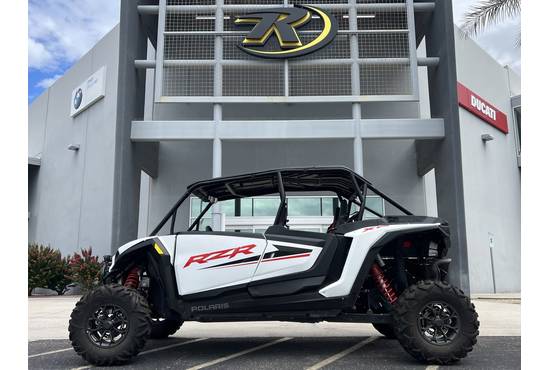 2024 RZR XP 4 1000 Sport White Lightning