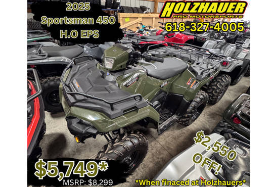2025 sportsman® 450 h.o. eps