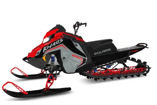 2025 850 RMK KHAOS 155 Storm Gray / Indy Red