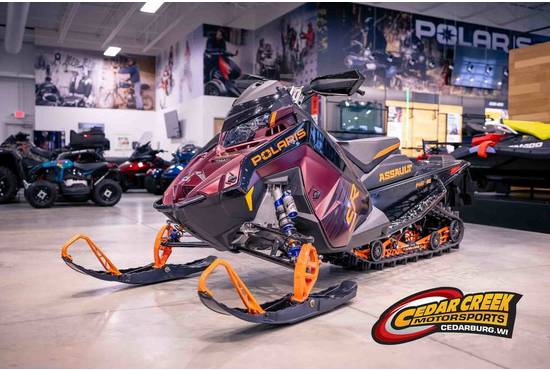 2025 9R Switchback Assault 146 Matte Dark Cherry / Gloss Black