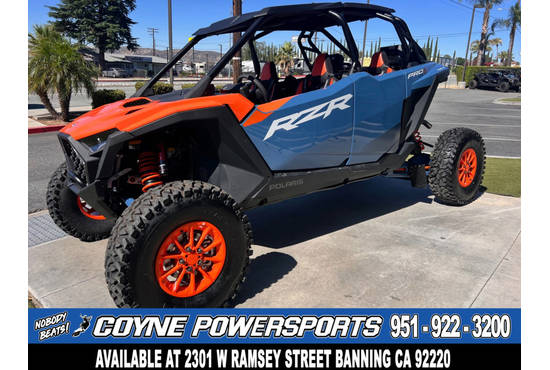 2025 RZR Pro S 4 Ultimate Orange Burst / Zenith Blue