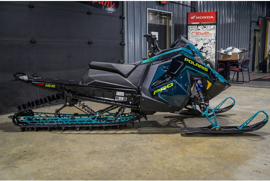 2025 850 PRO RMK 155 Dark Teal / Radiant Green / Neon
