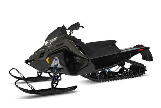 2025 650 Switchback Assault 146 Shadow Gray / Gloss Black