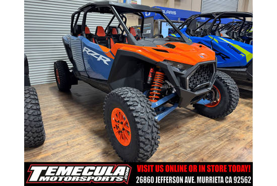 2025 RZR Pro S 4 Ultimate Orange Burst / Zenith Blue