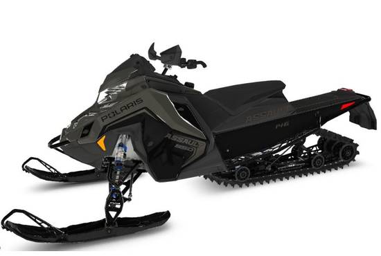 2025 850 Switchback Assault 146 Shadow Gray / Gloss Black