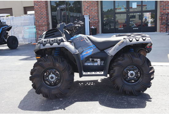 2023 sportsman 850 high lifter titanium metallic