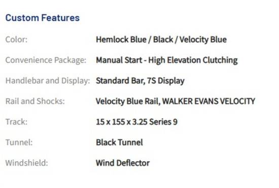 2026 Patriot Boost PRO RMK 155 Gloss Black / Blue Dusk