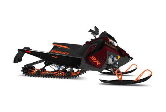 2025 9R Switchback Assault 146 Matte Dark Cherry / Gloss Black