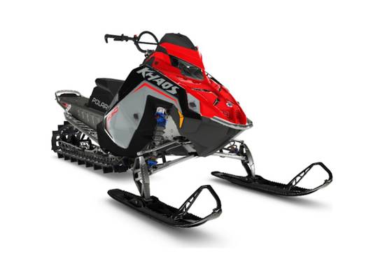 2025 850 RMK KHAOS 155 Storm Gray / Indy Red