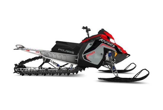 2025 850 RMK KHAOS 165 Storm Gray / Indy Red