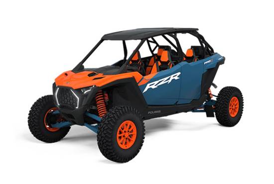 2025 RZR Pro S 4 Ultimate Orange Burst / Zenith Blue