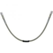 thumbnail image 2 of Russell 28-Inch Universal Braided Stainless Steel Brake Line - R58102S, Street Legal, Chrome Ends, Made In USA 2 of 13