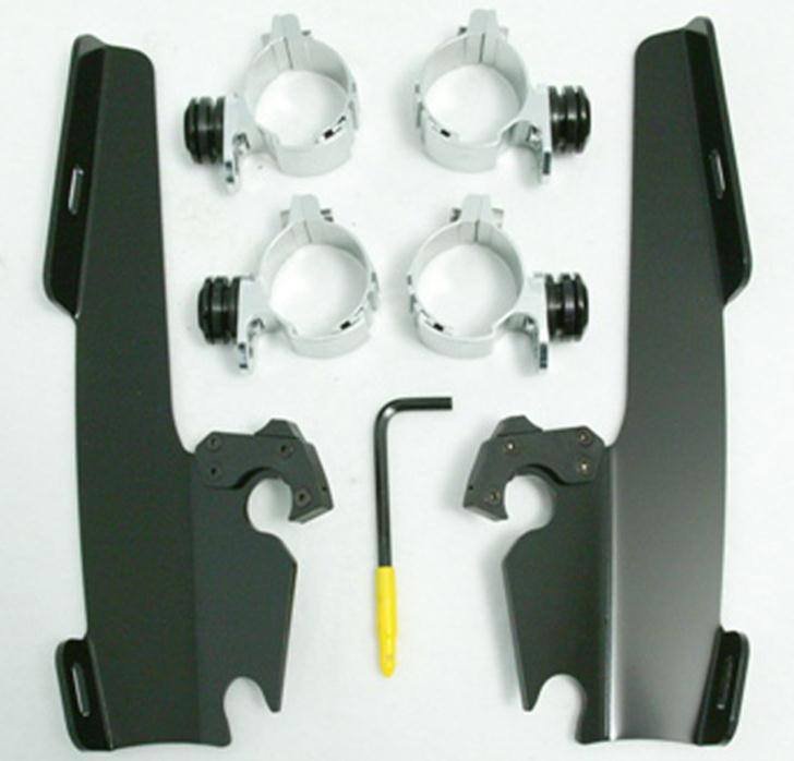 for Honda VT750C2B Shadow Phantom 2010-2013 Memphis Shades MEB8966 Black Trigger-Lock Mounting Kit