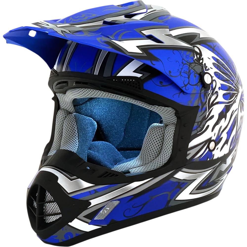 beach motorcycle helmet black and turquoise butterfly FX-17 Butterfly Helmets for sale in MIAMI, FL