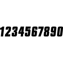 Factory Effex 02-4461 White 6 Standard Number Graphic Factory Effex 02-4461 White 6 Standard Number Graphic
