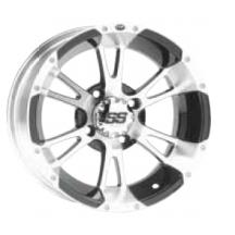 Matte Black 10x5 1028334536B 3+2 ITP SS112 Sport Aluminum Wheel 4//144