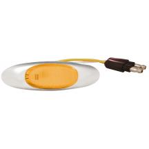 Grote 49453 Micronova Dot LED Clearance/Marker Lamp - Yellow, With Bracket