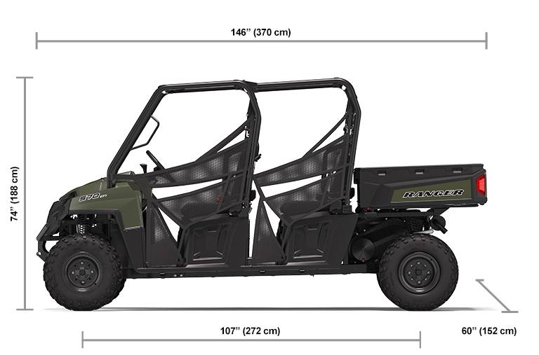 2022 Polaris Industries RANGER CREW 570 FullSize Sagebrush Green for
