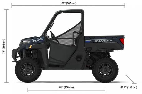 2023 Polaris RANGER XP 1000 PREMIUM - AZURE CRYSTAL MET Premium - Photo 4