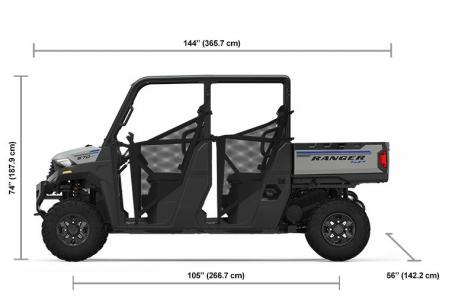 2023 Polaris RANGER CREW SP 570 Premium Ghost Gray - Photo 2