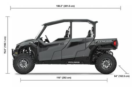 2023 Polaris GENERAL XP 4 1000 Ultimate Avalanche Gray - Photo 3