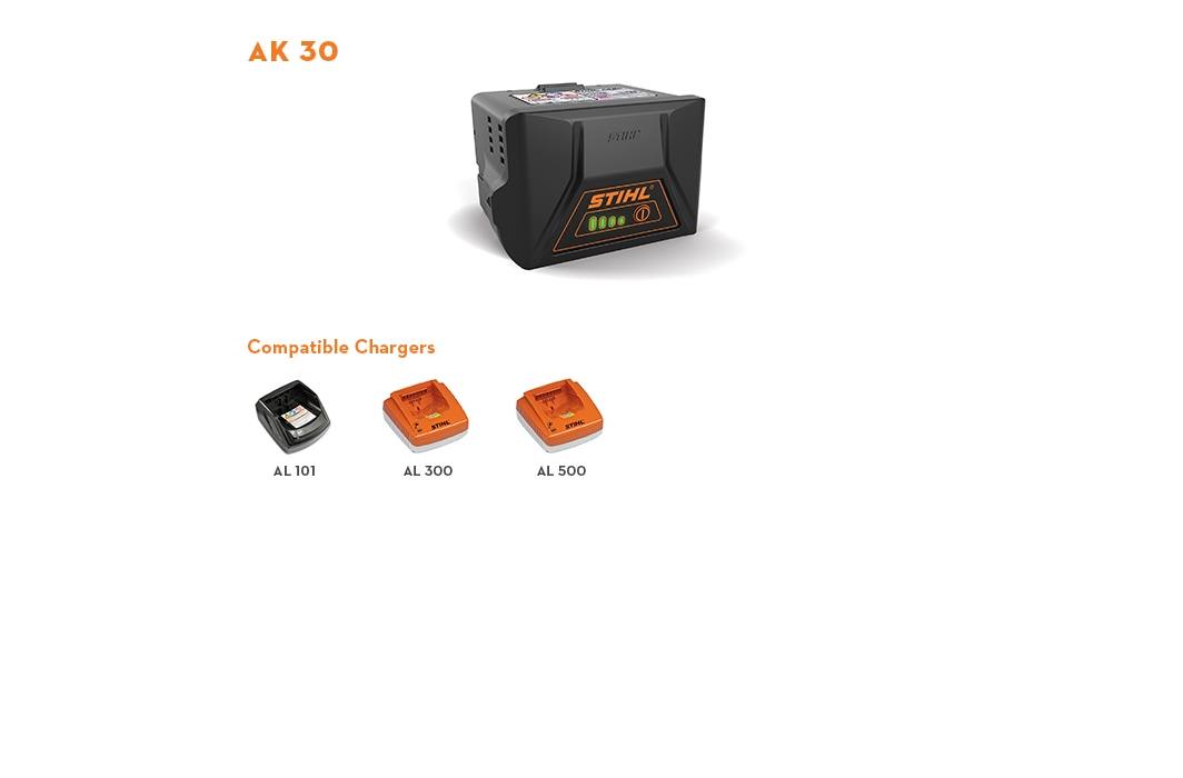 STIHL AK 30 LithiumIon Battery for sale in Florissant, MO. Art's Lawn