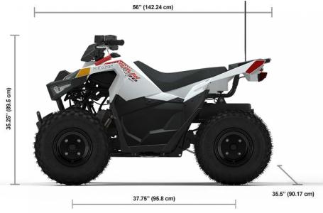 2023 Polaris Outlaw 70 EFI Bright White/Red - Photo 3