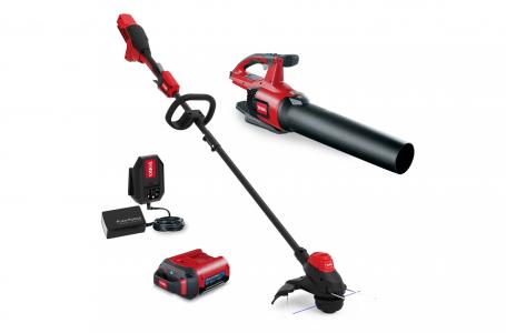 2023 Toro 60V MAX* Electric Battery String Trimmer / Leaf Blower Combo Kit (51881)