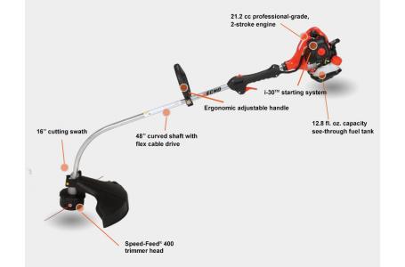 2024 ECHO GT225SF CURVED SHAFT TRIMMER - Photo 2